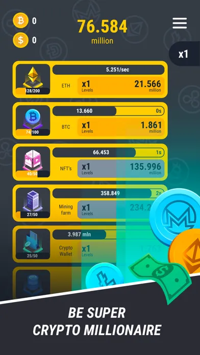 Ảnh chụp màn hình của Crypto Miner Tycoon