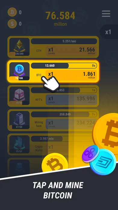 Ảnh chụp màn hình của Crypto Miner Tycoon