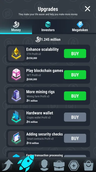 Ảnh chụp màn hình của Crypto Miner Tycoon