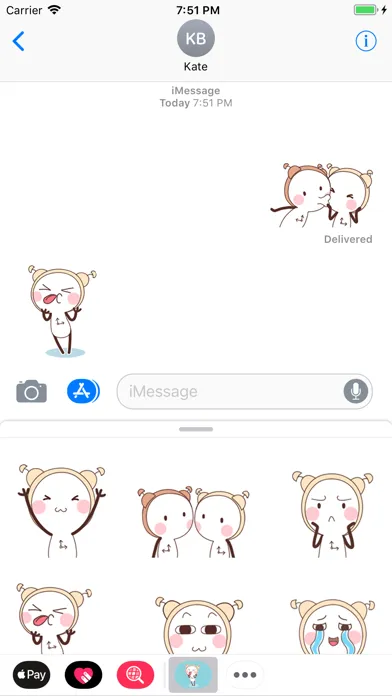 Captures d'écran de Funny Clock Animated Stickers