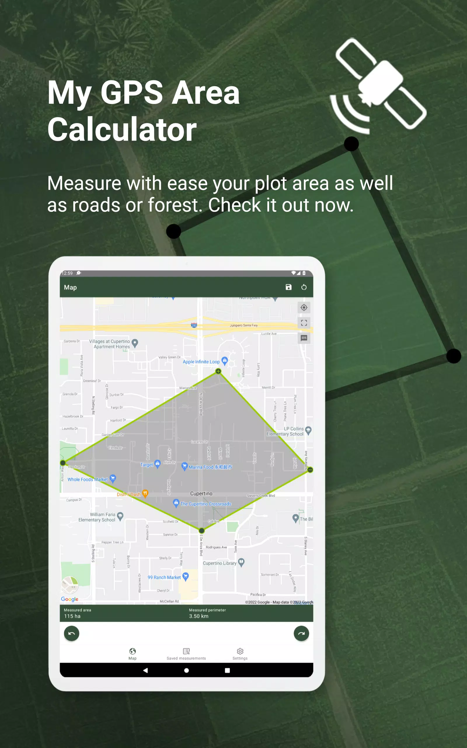 My GPS Area Calculator for Android Download - PGYER.COM