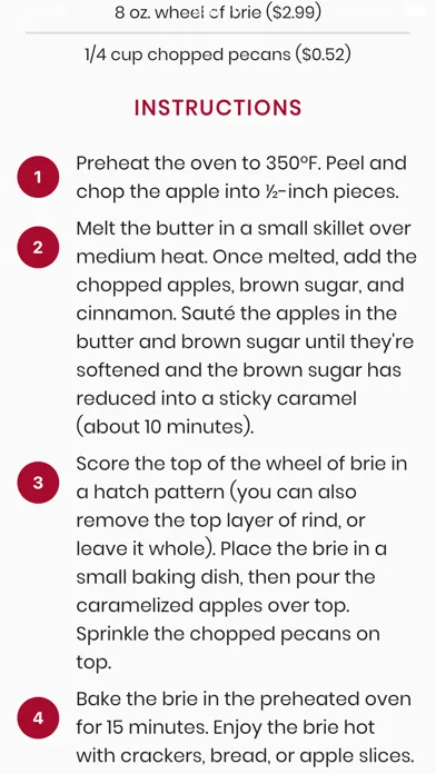 Capturas de tela do Only Recipe