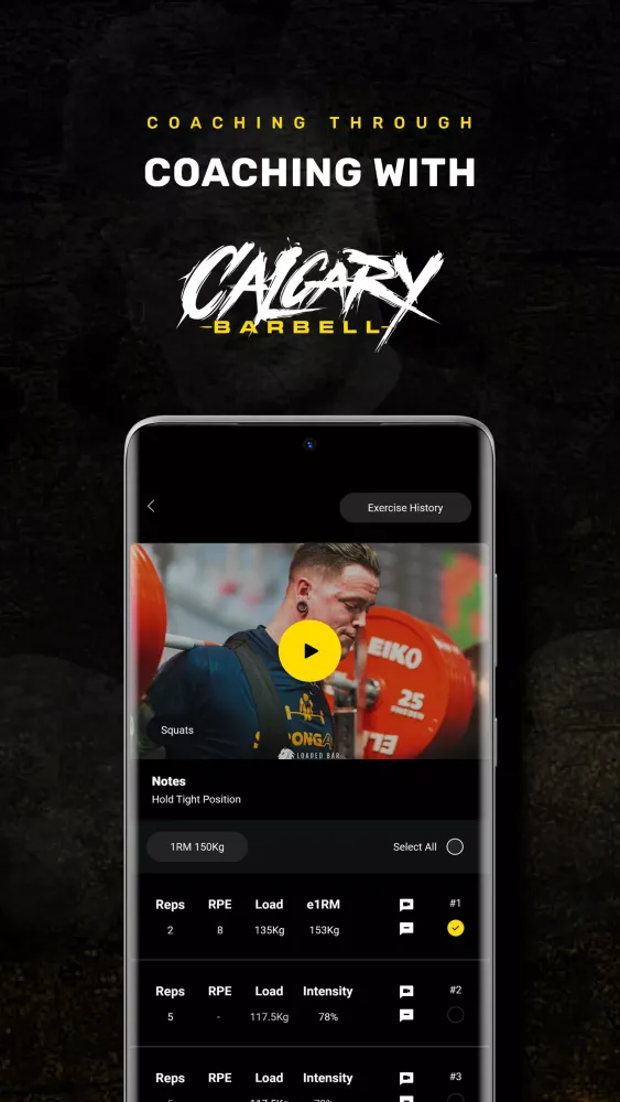 Tangkapan skrin Calgary Barbell