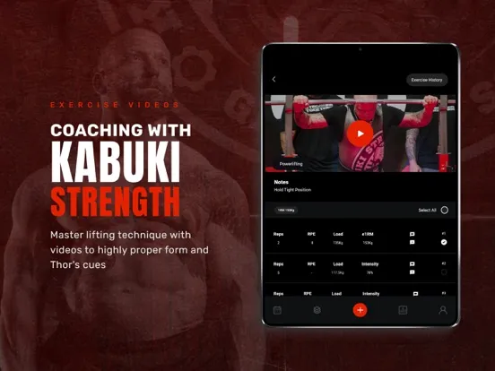 Kabuki Strength Training App iPad  Ekran Görüntüleri