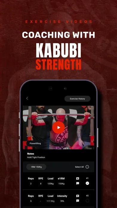 Kabuki Strength Training App Ekran Görüntüleri