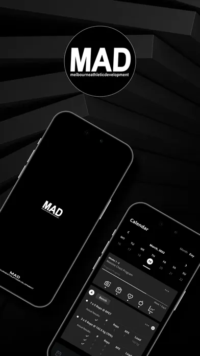 Tangkapan layar MAD Training App