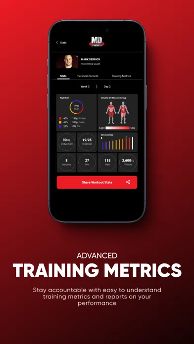 MD Strength Training App 스크린샷
