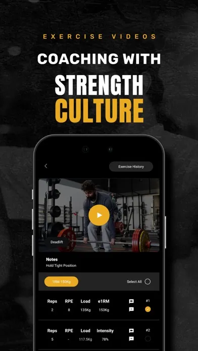 Capturas de tela do Strength Culture Training App