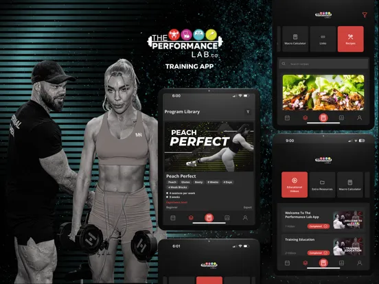 صور THE PERFORMANCE LAB APP iPad 