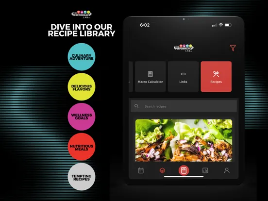 صور THE PERFORMANCE LAB APP iPad 