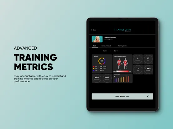 ภาพหน้าจอของ Transform Your Body App iPad 