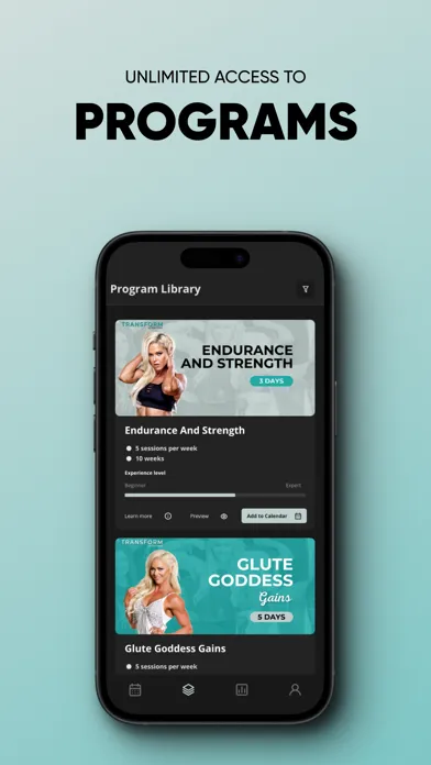 ภาพหน้าจอของ Transform Your Body App