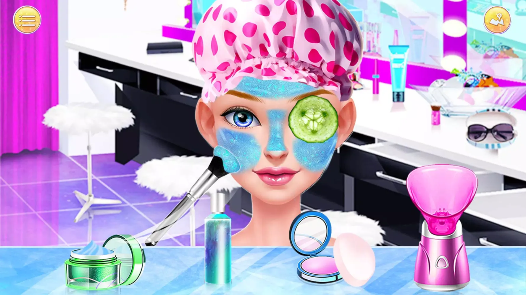 Hair Stylist Nail Salon Games Screenshots