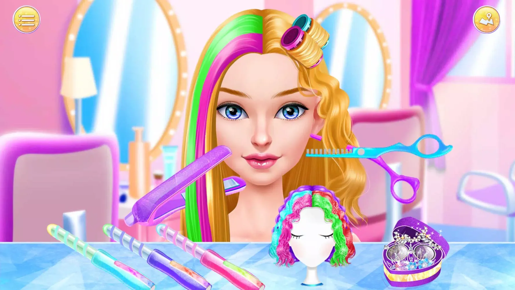 Hair Stylist Nail Salon Games Screenshots