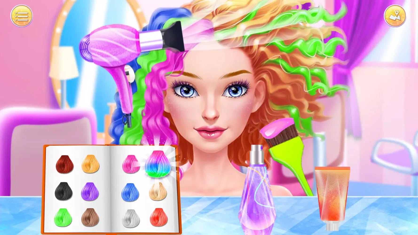 Hair Stylist Nail Salon Games Screenshots