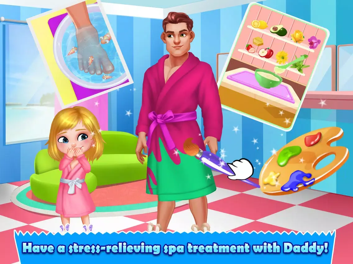 صور Daddy Makeover - Spa with Dad iPad 