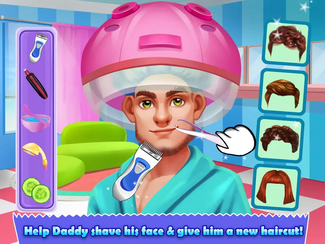 صور Daddy Makeover - Spa with Dad iPad 