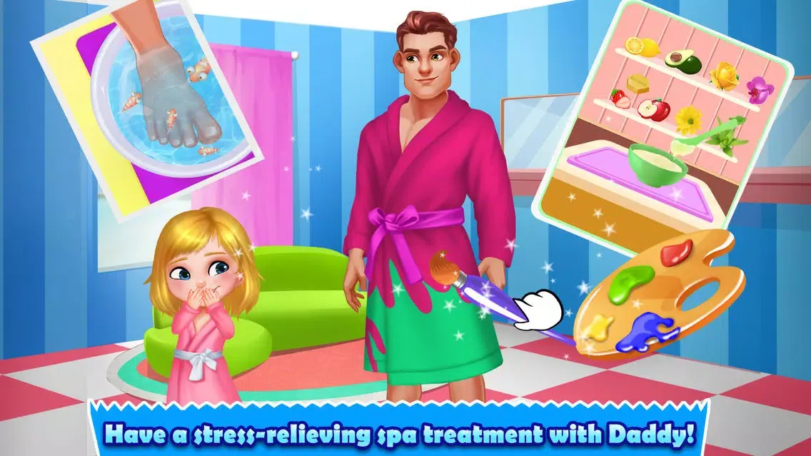 صور Daddy Makeover - Spa with Dad