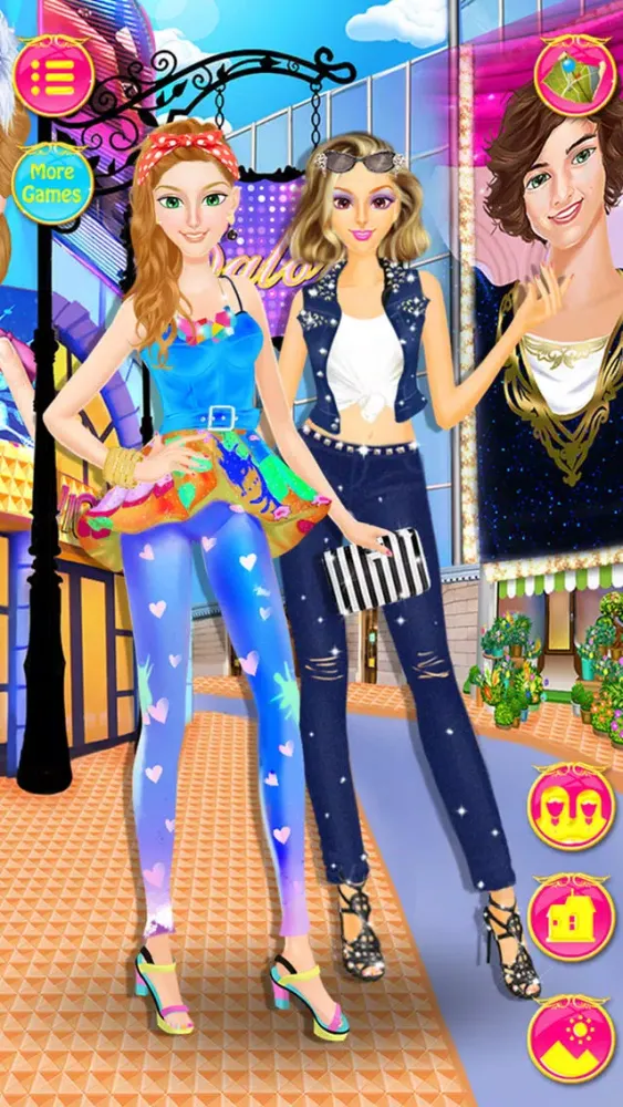 Fashion Girls Style Salon - Mall Date Makeover应用截图