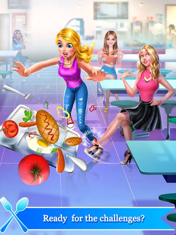 Screenshot di High School Fashion Diary - Makeup & Dressup Salon iPad 