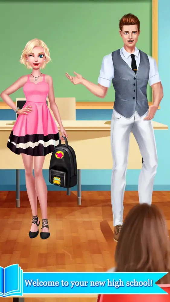 Screenshot di High School Fashion Diary - Makeup & Dressup Salon