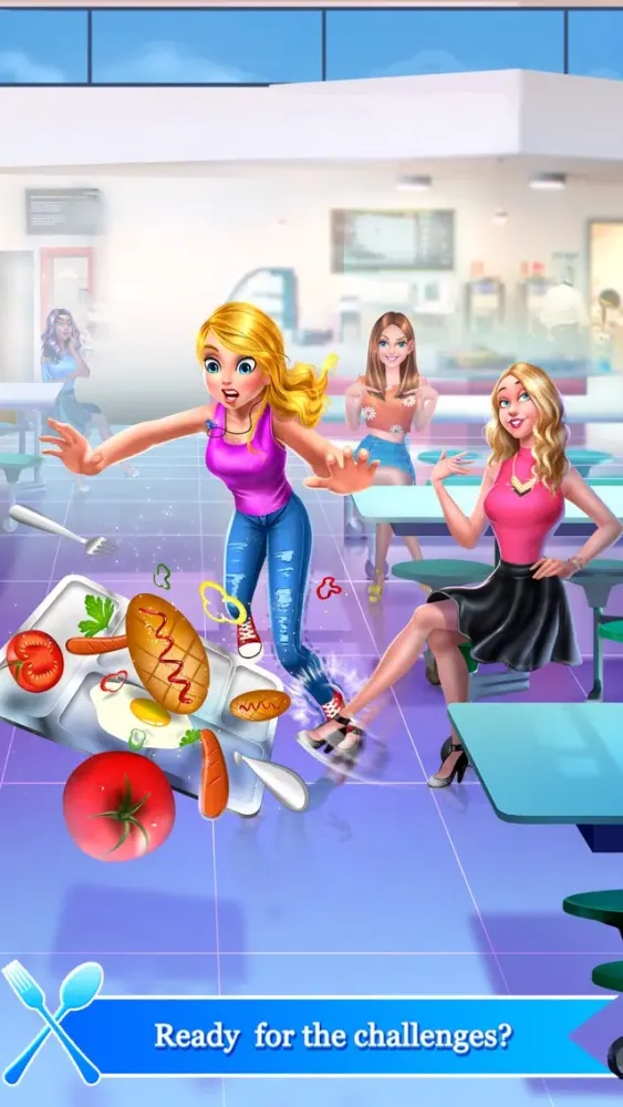 Screenshot di High School Fashion Diary - Makeup & Dressup Salon