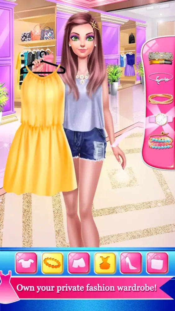 Screenshot di High School Fashion Diary - Makeup & Dressup Salon