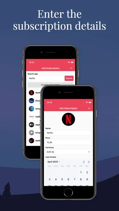 mySubs - Track subscriptions Screenshots