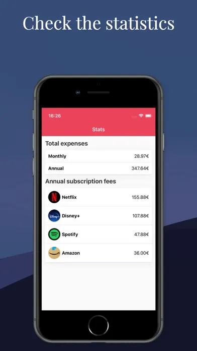 mySubs - Track subscriptions Screenshots
