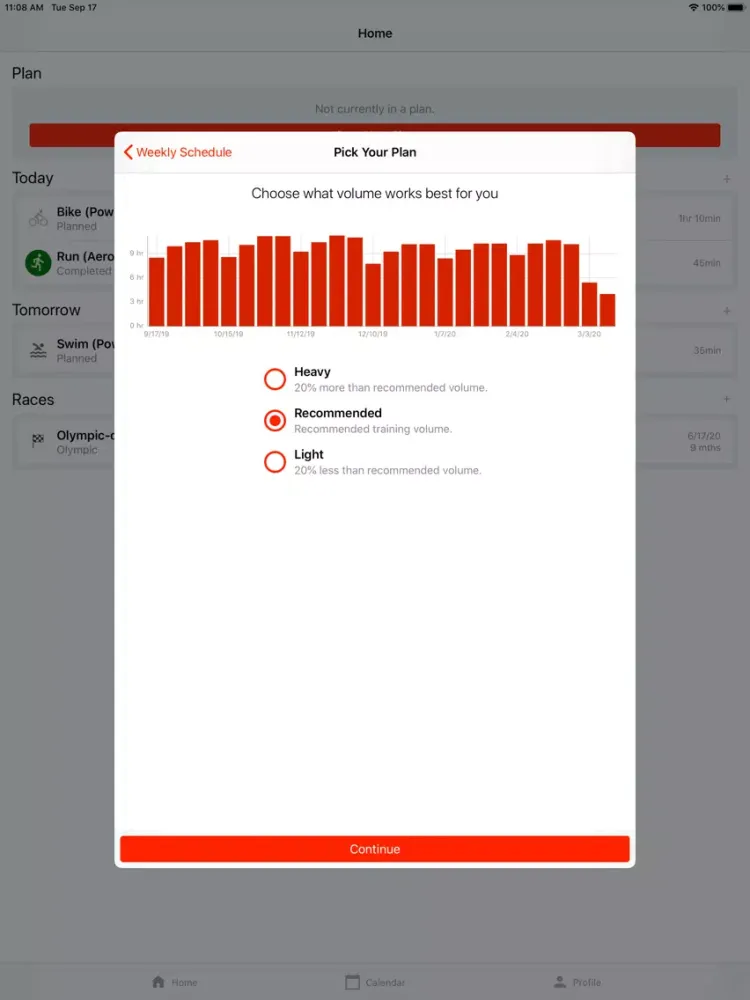 MyTriPro - Triathlon Training iPad 应用截图