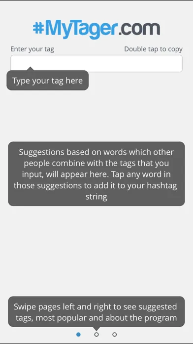 تصاویر MyTager - Pick hashtags for Instagram and Twitter