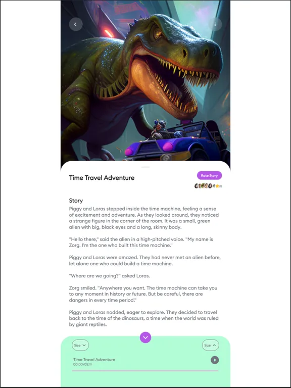 Captures d'écran de StoryApp: AI Story Generator iPad 