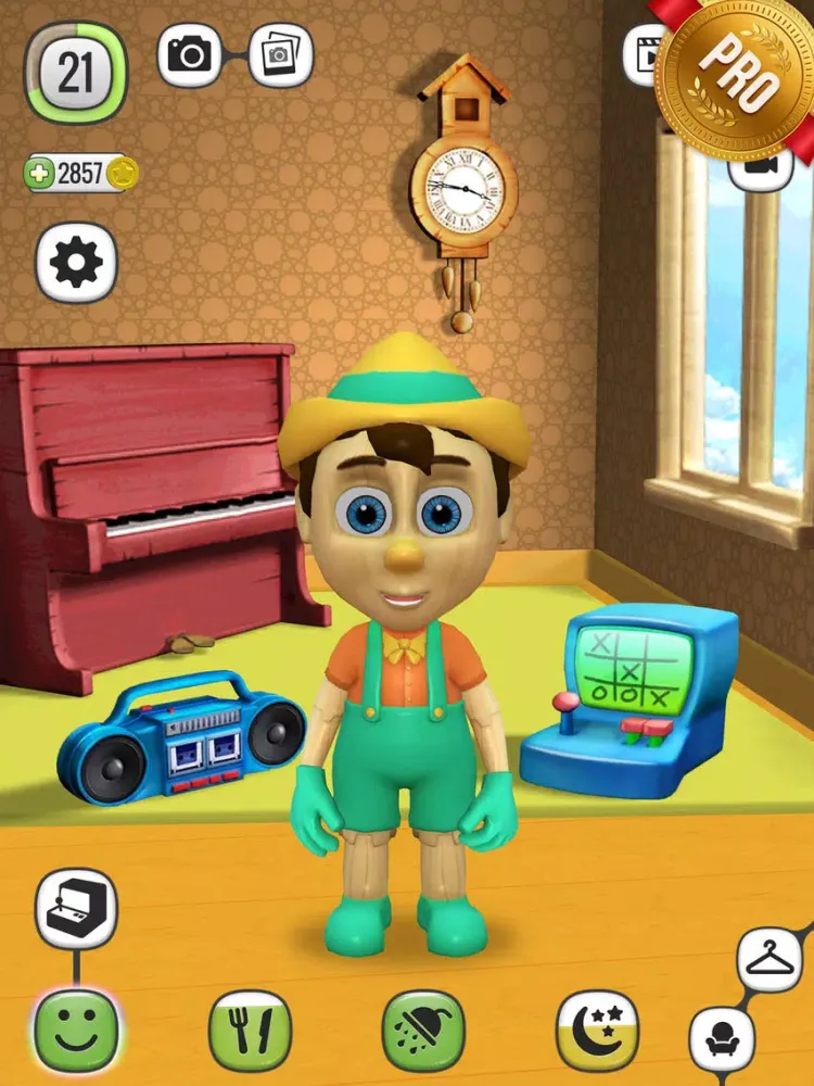 ! My Talking Pinocchio PRO - Virtual Toy iPad  سکرین شاٹس