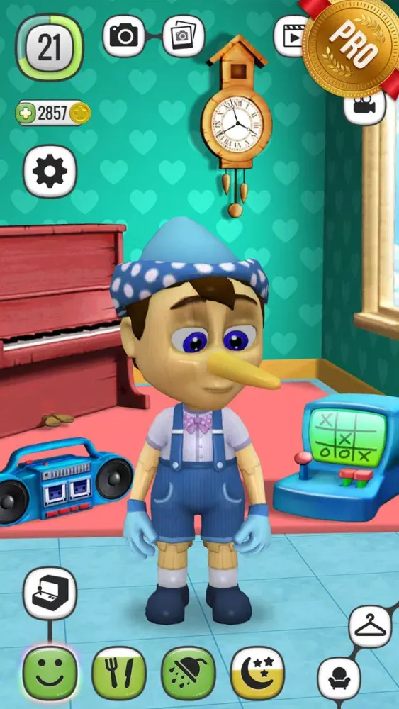 ! My Talking Pinocchio PRO - Virtual Toy سکرین شاٹس