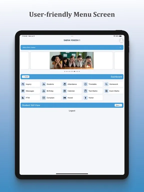 My Teacher app for Institute iPad  スクリーンショット