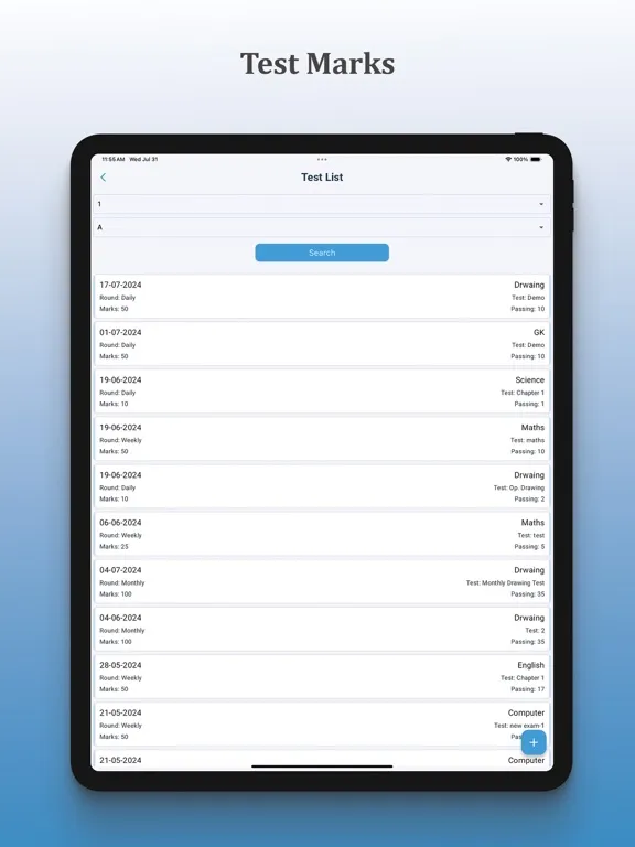 My Teacher app for Institute iPad  スクリーンショット