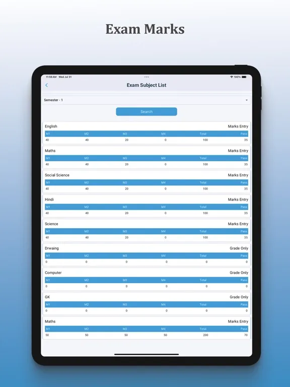 My Teacher app for Institute iPad  スクリーンショット