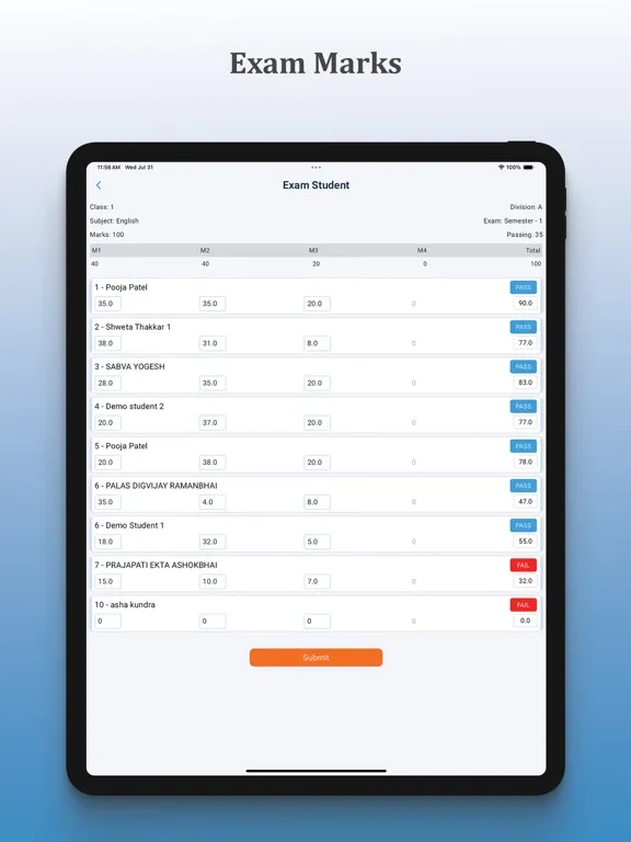 My Teacher app for Institute iPad  スクリーンショット