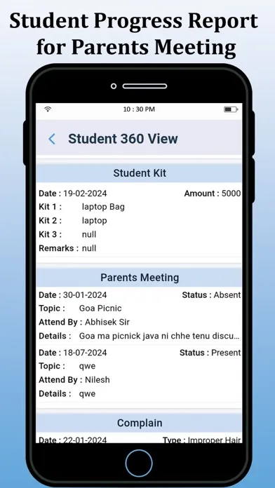 My Teacher app for Institute スクリーンショット