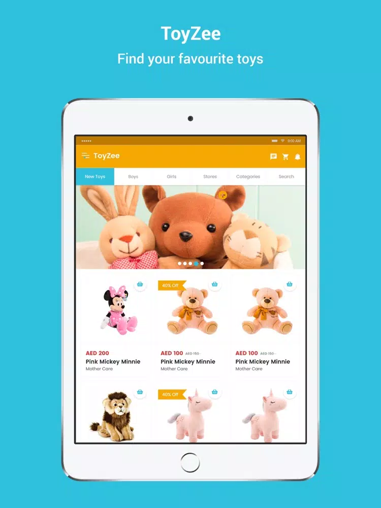 ToyZee iPad  スクリーンショット