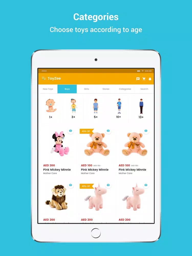 ToyZee iPad  スクリーンショット