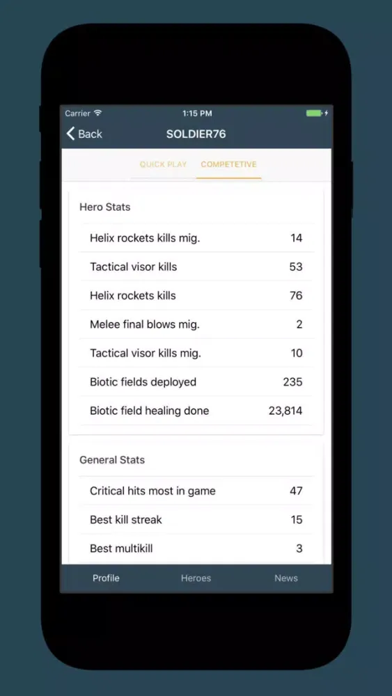 Mercy: Stats for Overwatch應用截圖