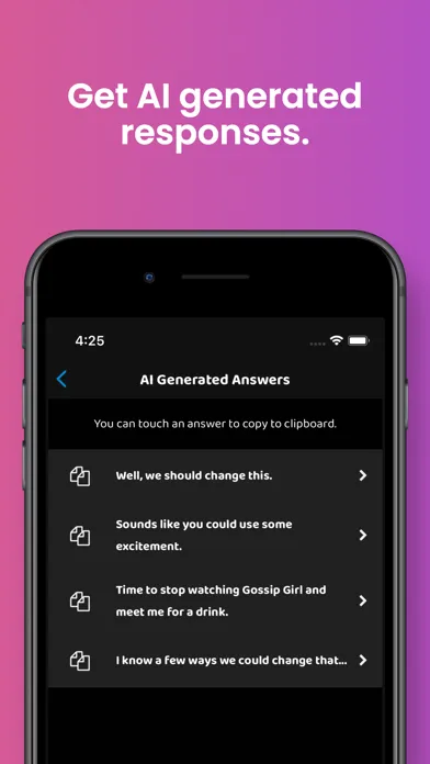 Tangkapan skrin FireTexts: AI Dating Assistant