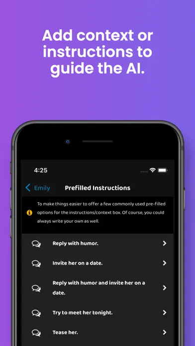 Tangkapan skrin FireTexts: AI Dating Assistant
