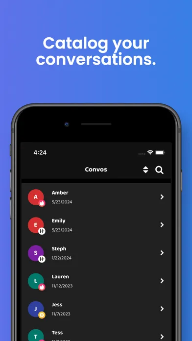 Tangkapan skrin FireTexts: AI Dating Assistant