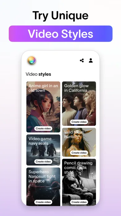 VideoPuff - AI Video Generator Screenshots