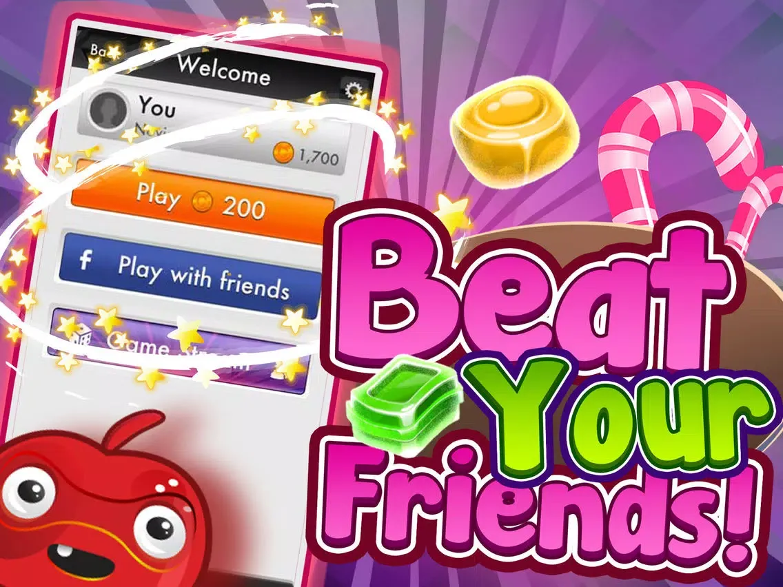 Captures d'écran de Candy Swap - sweetest star and match-3 angry juice heroes swap free iPad 