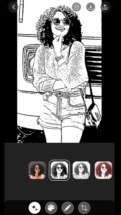 Outline Photo to Sketch Editor স্ক্রিনশট
