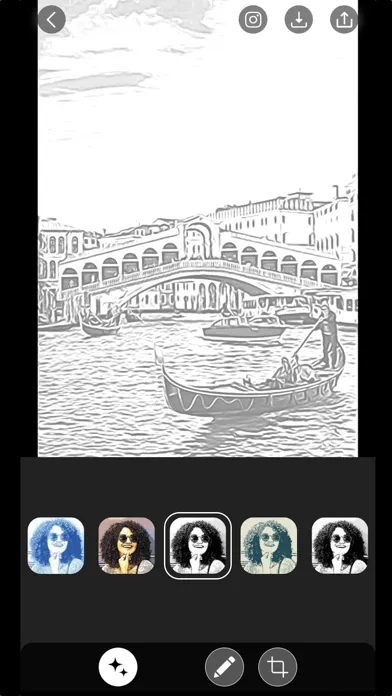 Outline Photo to Sketch Editor স্ক্রিনশট