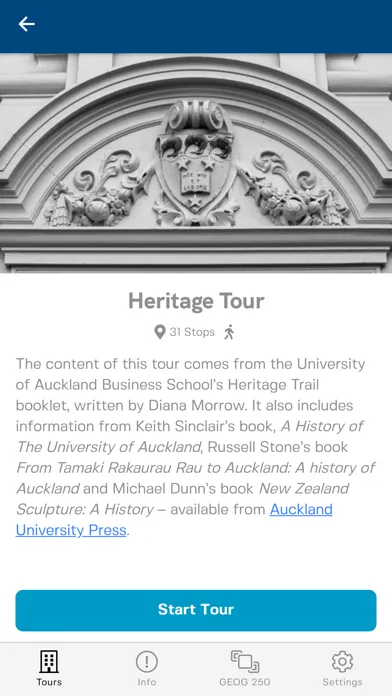UoA Campus Tour Screenshots